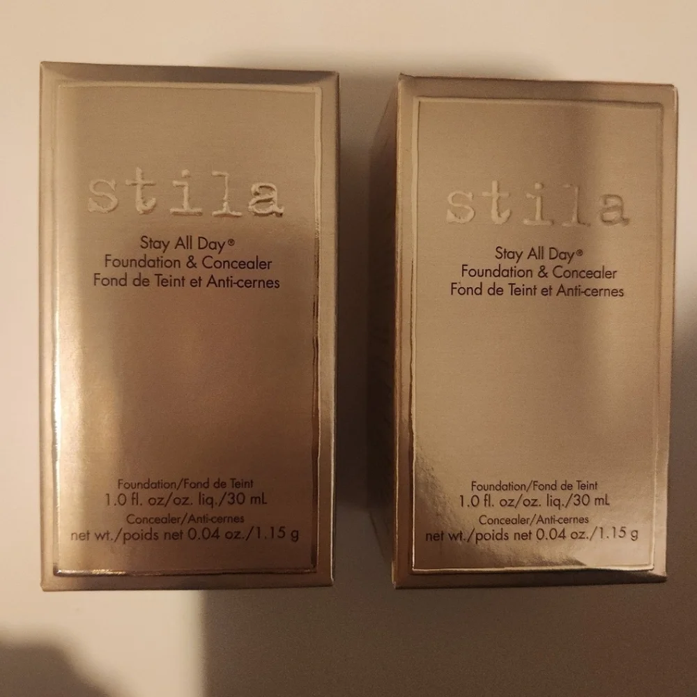 NWT 2 Stila liquid foundations‎ almond
